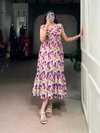 NNK4506 Maslin Silk With Floral Print Designer Frock Collection Wholesale Market In Surat With Price